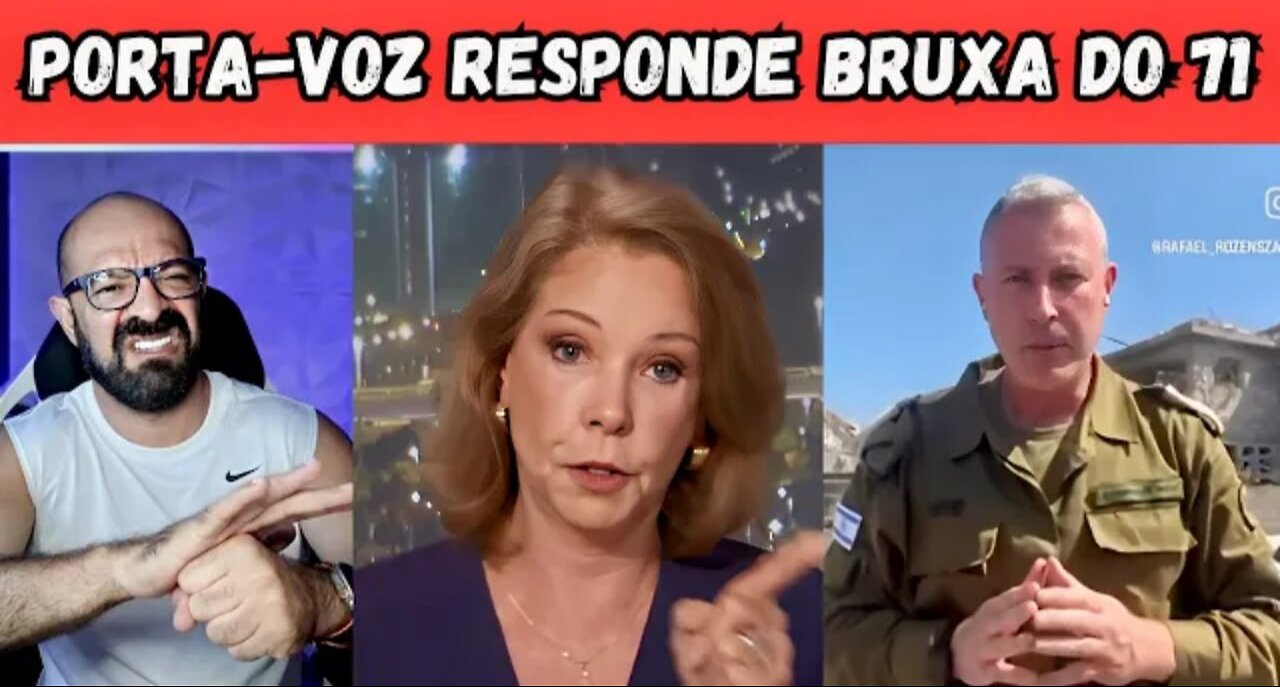 Porta-voz de Israel responde JORNAZISTA.