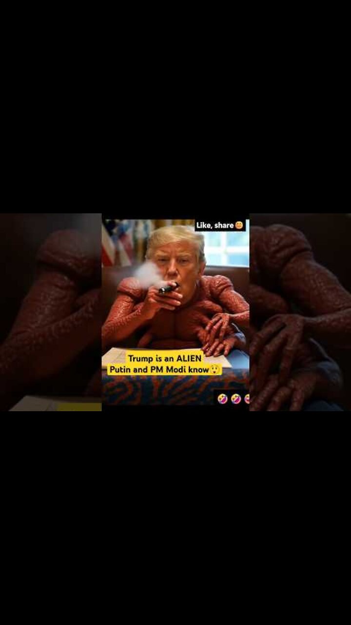 TRUMP is an ALIEN and Putin, Modiji Laugh | AI Funny Video