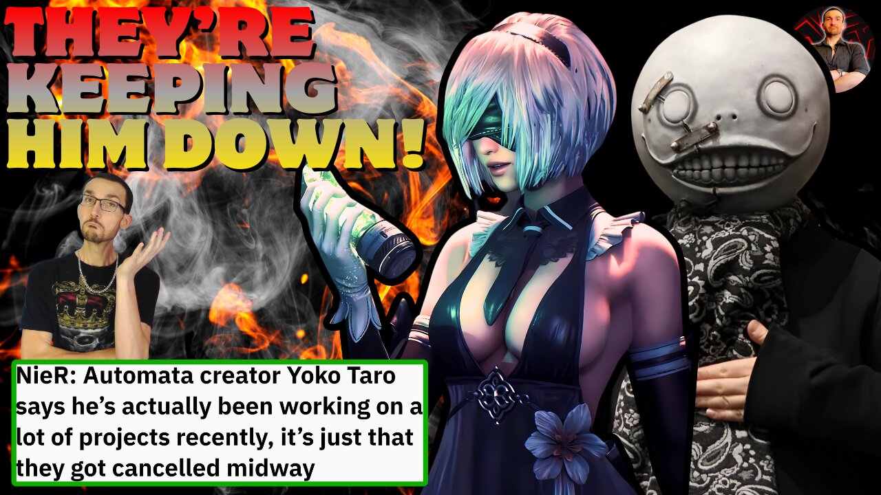 Nier Creator Reveals Hes Been Working On Several Projects, Except They Keep Getting CANCELLED!