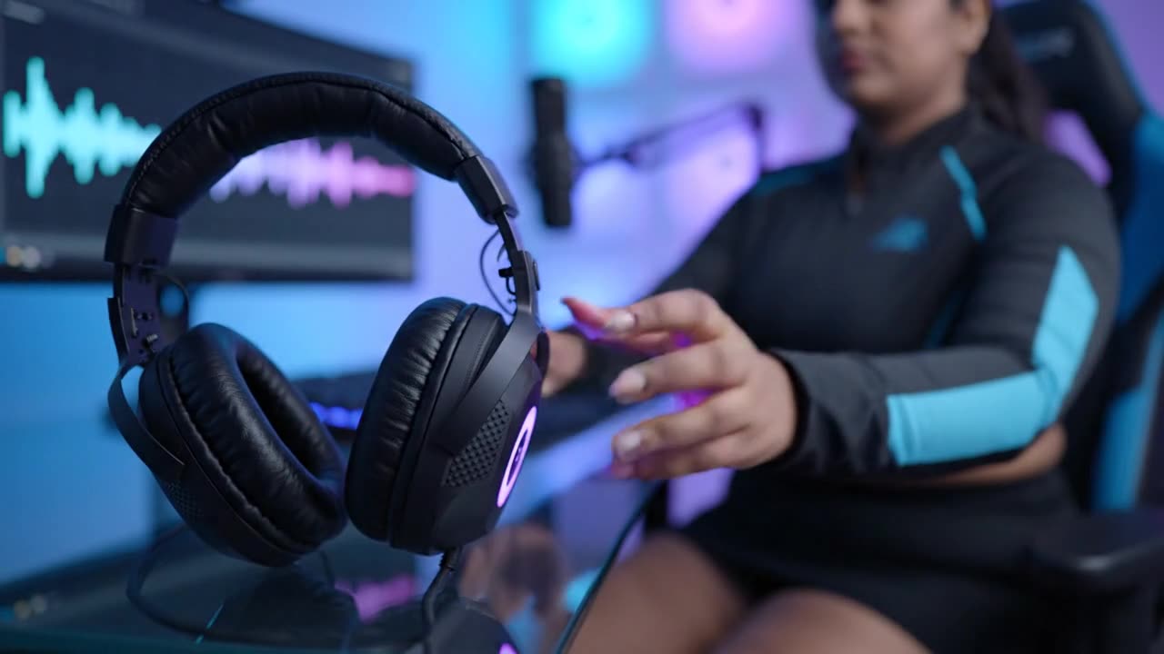ASMR Girls - Curvy Gamer Model - AI Fashion Beauty - Viral Woman Girl Bedroom Video