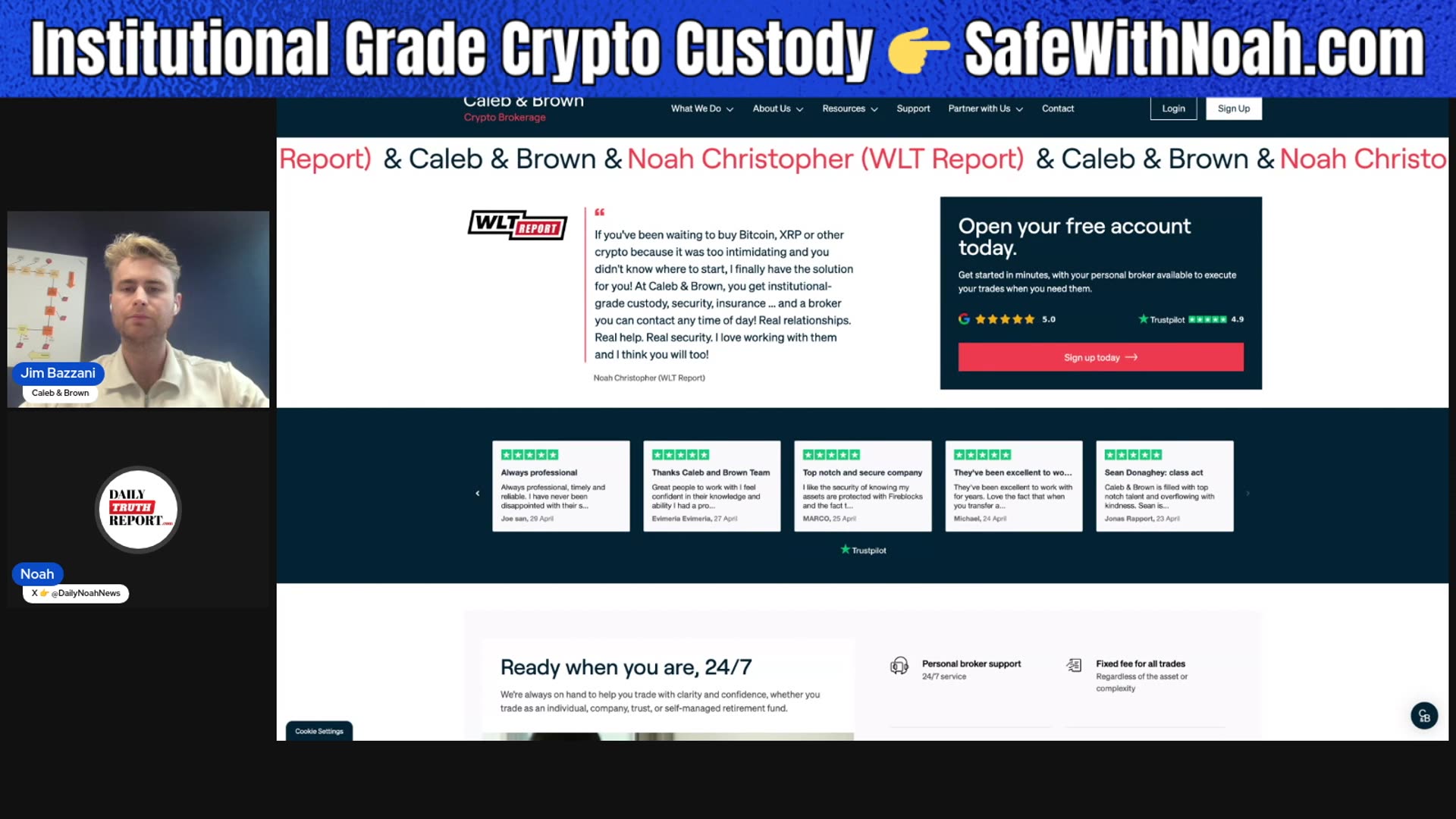 π’ Crypto Made SAFE: Insured + Regulated + Your Personal Broker! (Live Replay)