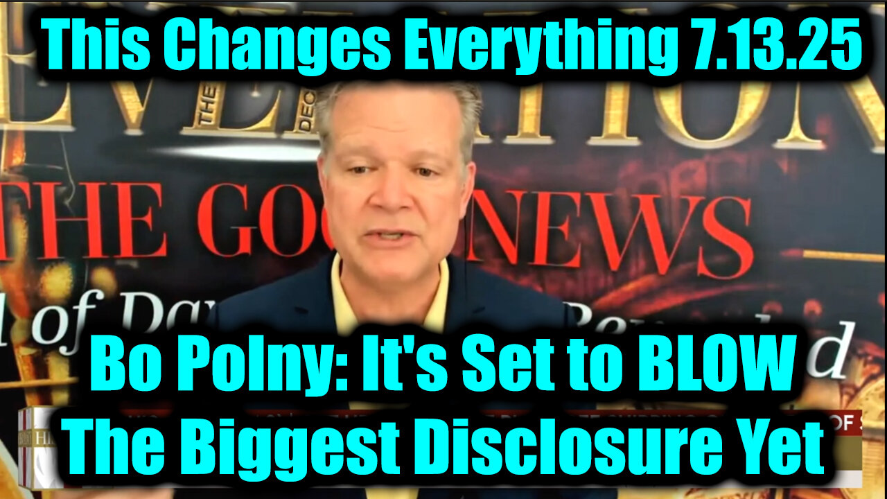 Its Set to BLOW 7.13.25: The Biggest Disclosure Yet - This Changes Everything!