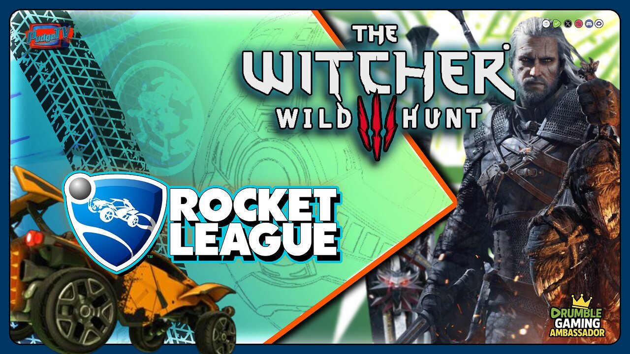 🟠 Rocket League & Witcher 3 Variety Stream | Gaming on Rumble is Waking Up