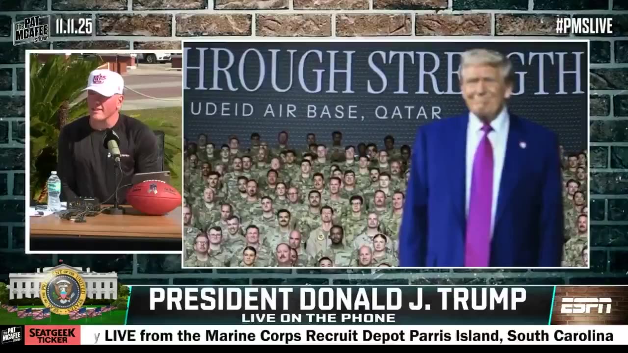 Nick Sortor - 🚨 NOW: President just made a LOT of young Marines’ day brighter by ca...