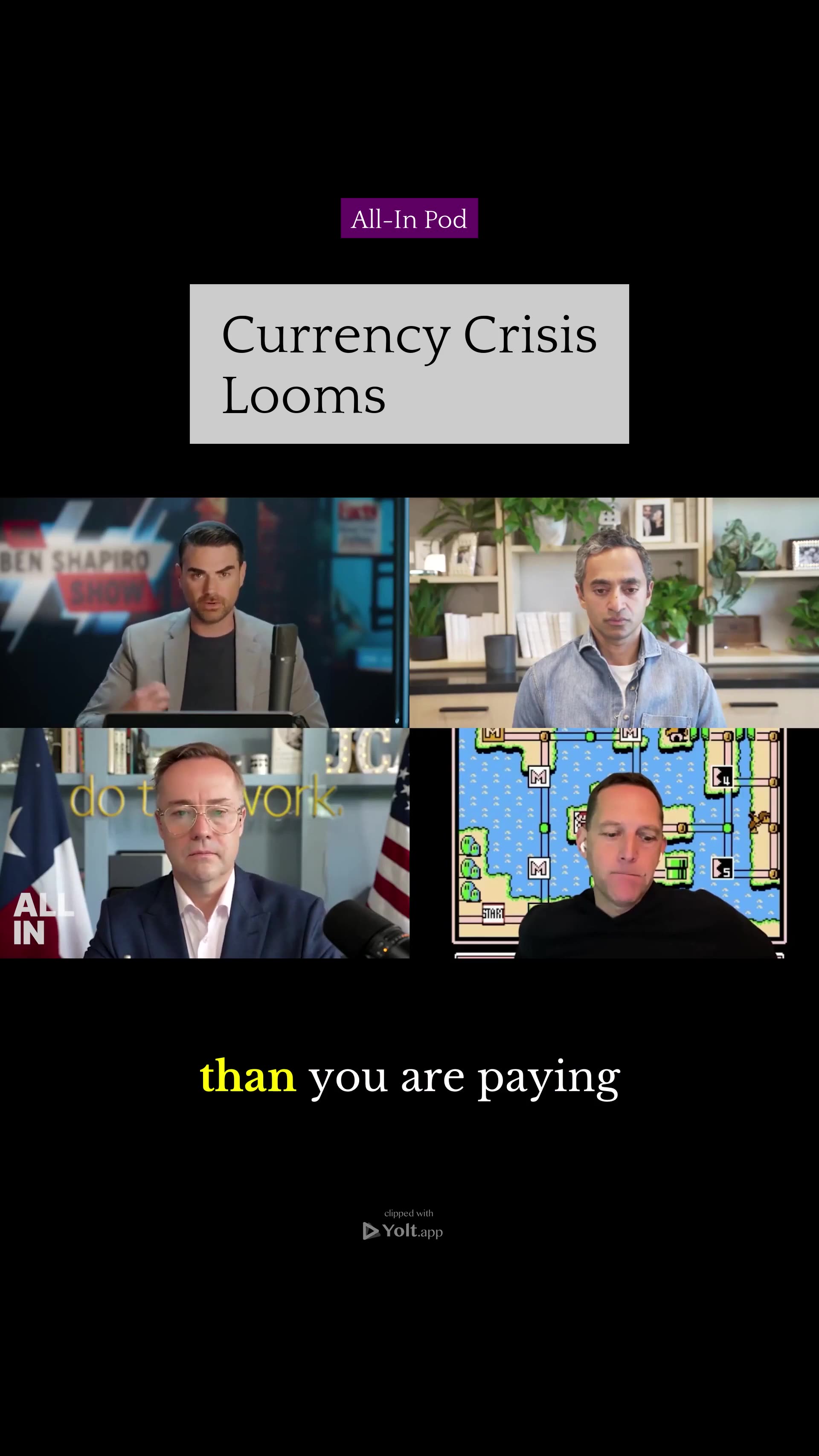 Addicted to Entitlements - All-In Pod #socialsecurity #fiscalpolicy #useconomy