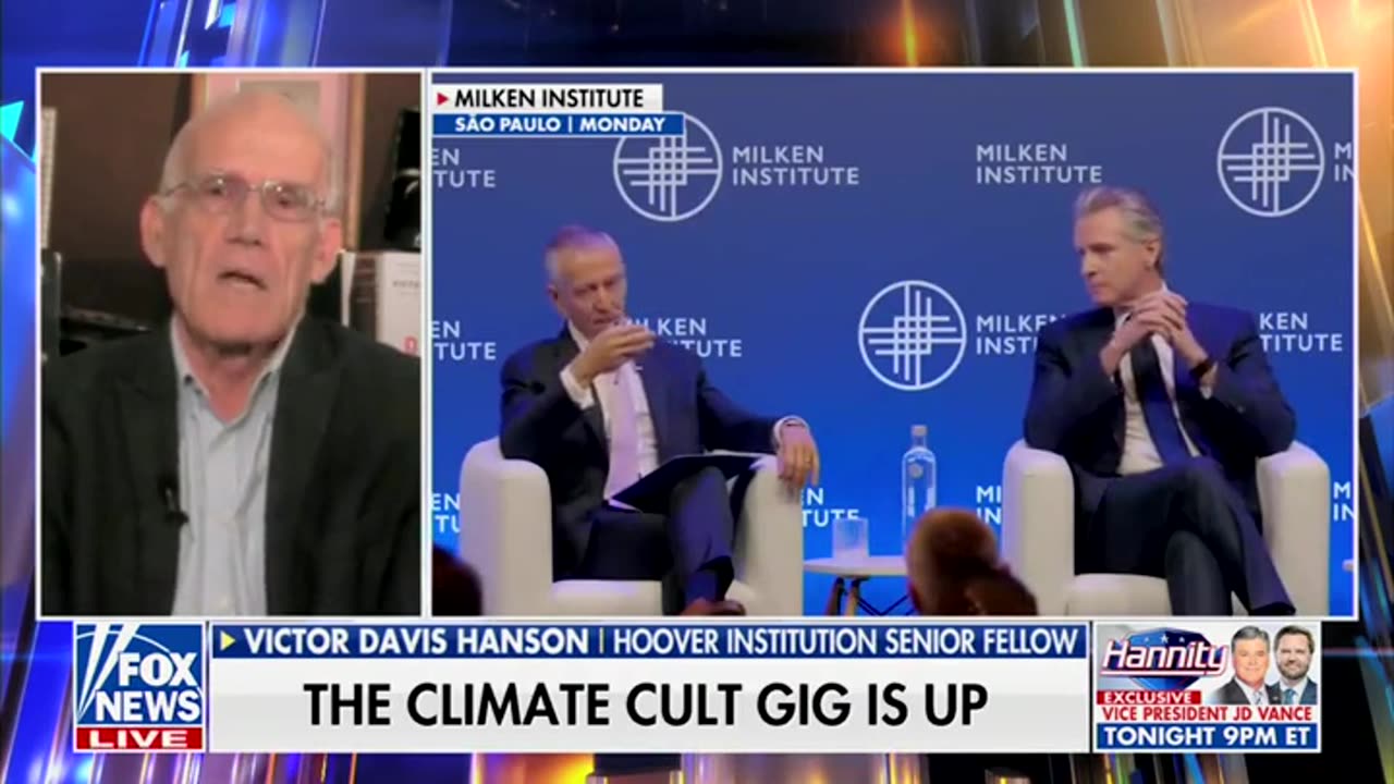 Victor Davis Hanson Says Gavin Newsom Has Lost The Narrative On The Lefts Sacred Cow