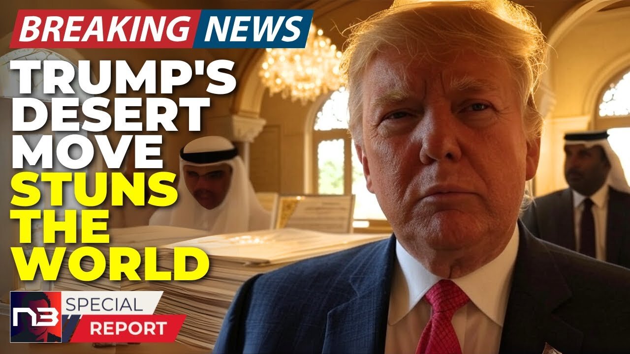 🚨BREAKING: What Trump Did In The Desert Today Has World Leaders SHAKING! You Wont Believe WHY!