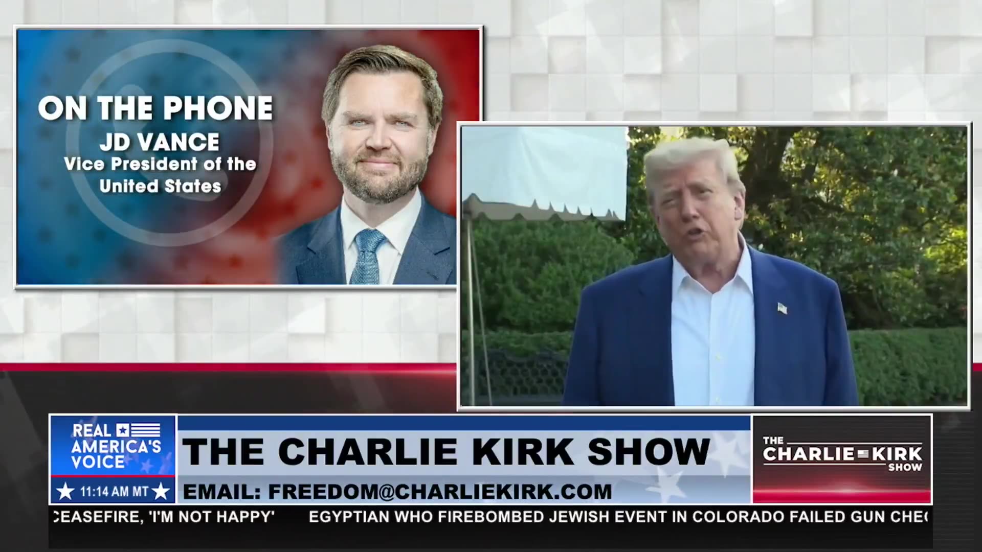 VP VANCE ON POTUS COMMENTS ABOUT IRAN AND ISRAEL