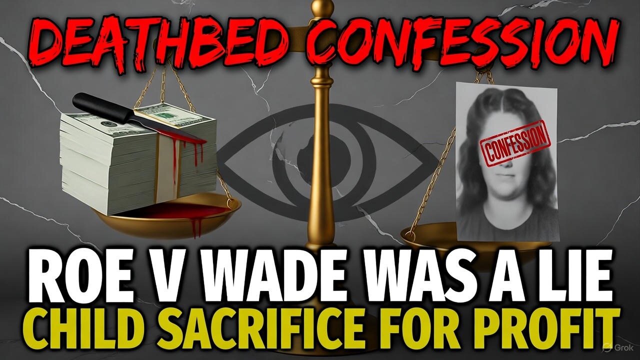 Roe v. Wade Was A LIE: Jane Roe Deathbed Confession Exposes Child Sacrifice Cult