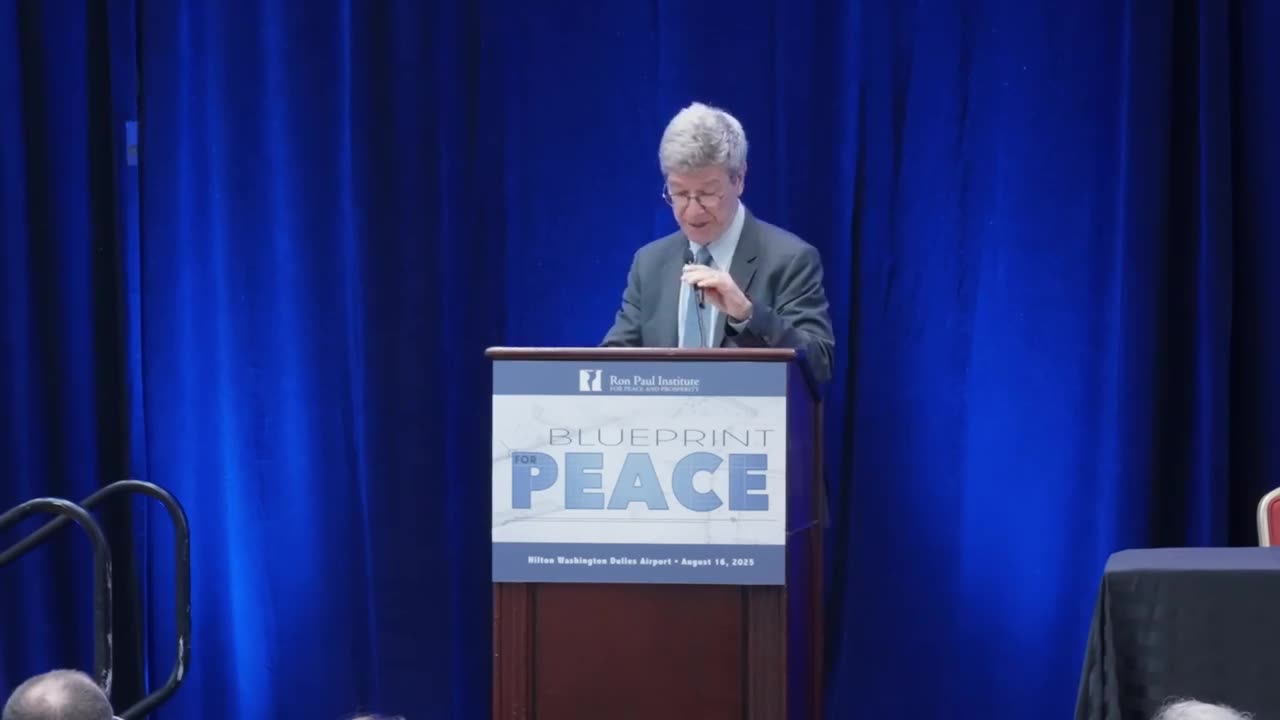 Flashback 2025: Professor Jeffrey Sachs at The Ron Paul Institute Conference in Dulles, VA. thumbnail