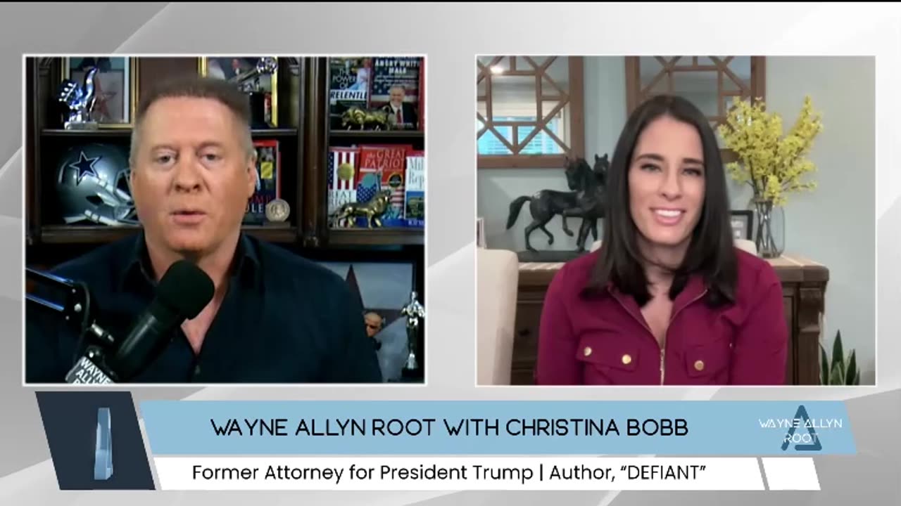 Christina Bobb Joins Wayne Allyn Root and Talks Deep State in Crisis Following Tulsis Release
