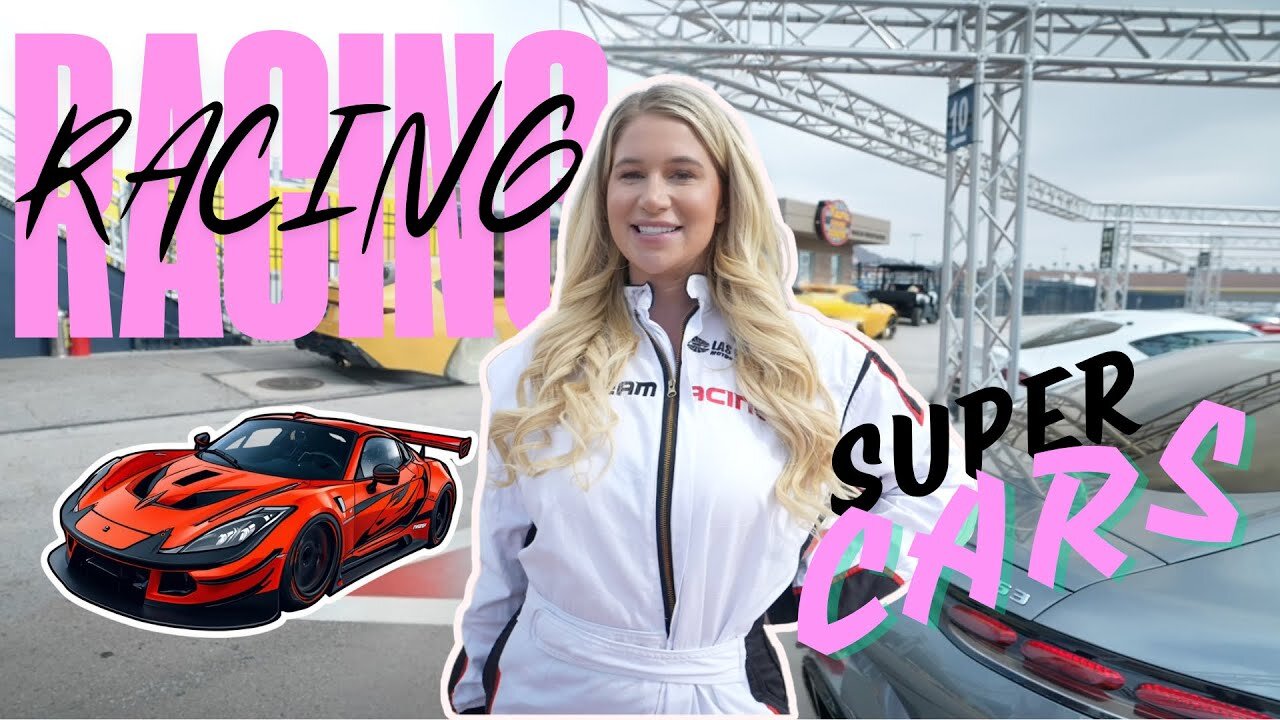 Racing Supercars in Las Vegas with Stella Andrews | Track Day Vlog | KYZ HUB