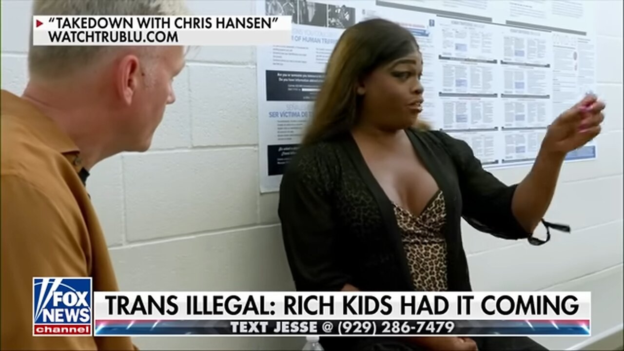 ITS TIME TO GO: Chris Hansen confronts transgender illegal migrant