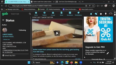 Bill Gates Making Fake Butter from Carbon in 2027