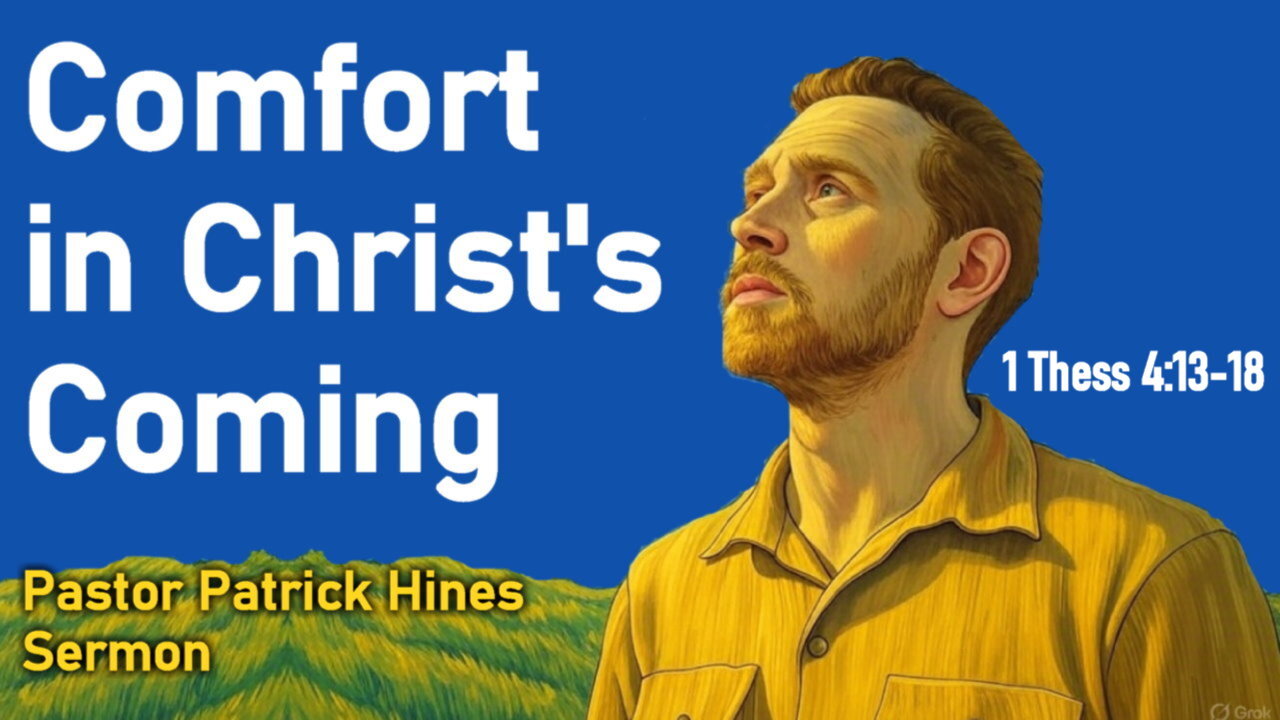 Comfort in Christs Coming - Pastor Patrick Hines Sermon (1 Thess 4:13-18)