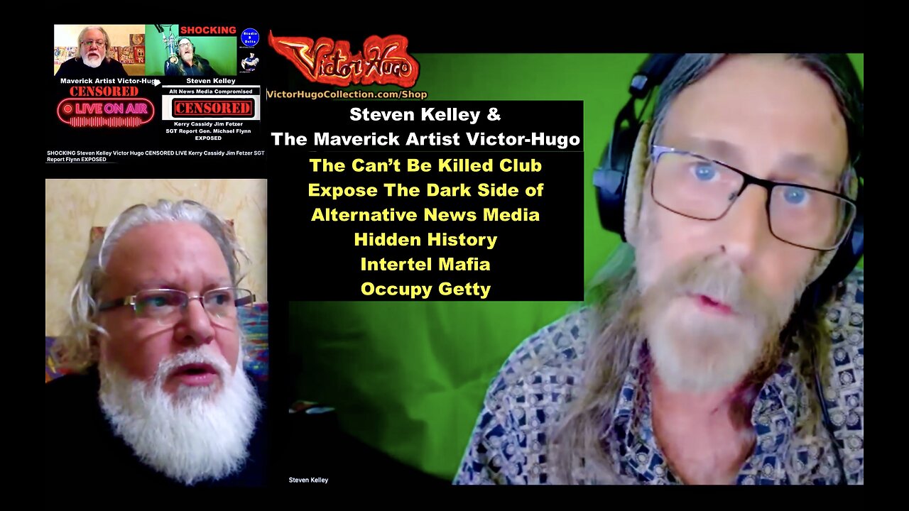 Steven Kelley Victor Hugo Connect Getty Museum Revolution Radio Alex Jones Jim Fetzer Stew Peters