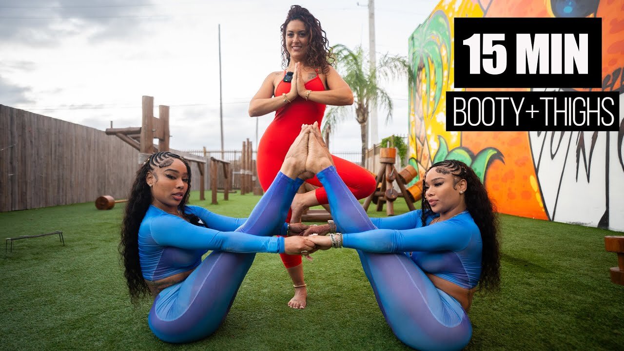DOUBLE DOSE FLEX! 🧘 ♀ 15 Min Full Body Stretch: The DoubleDose Twins | Elite Mobility & Sculpt