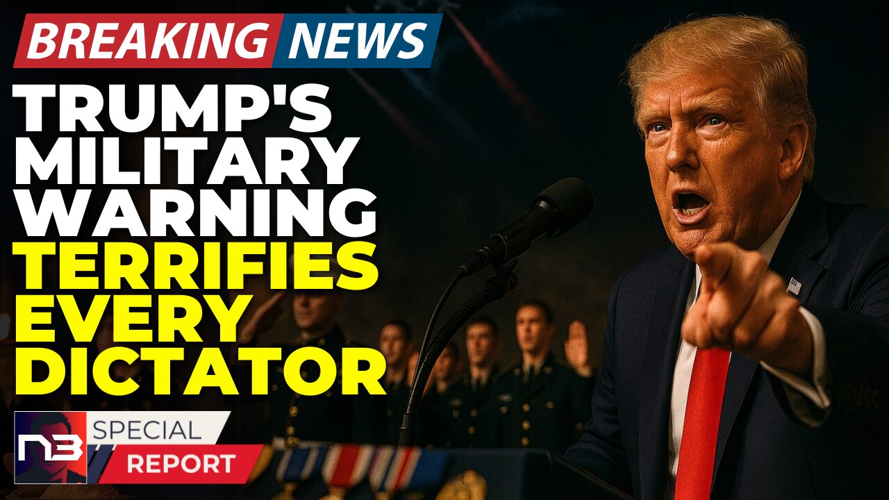 🚨BREAKING: Trumps Military Warning To Our Enemies Just Made Every Dictator Lose Sleep Tonight