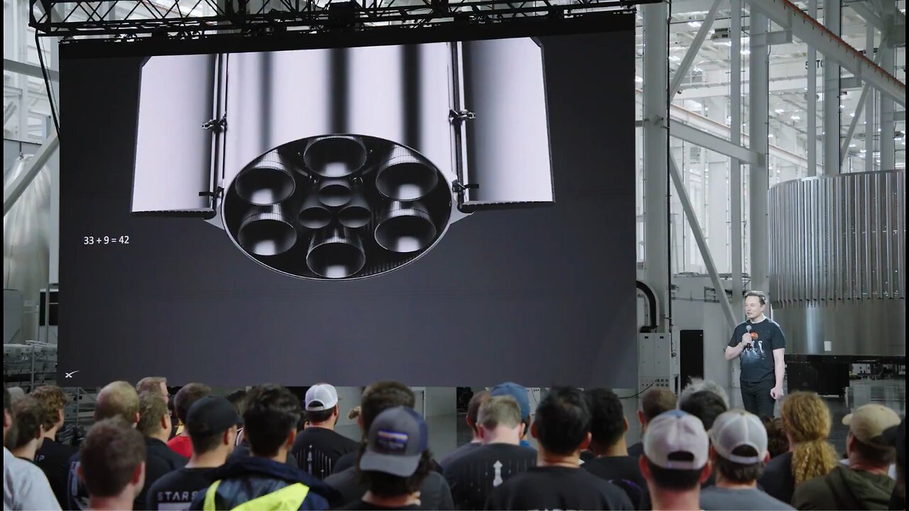 42 | Ultimately We Will Have 42 Engines Which Was Inevitable. As the Prophecy Foretold By the Great Prophet Douglas Adams. The Answer to the Meaning of Life Is 42. Inevitably the Starship Will Have 42 Engines. Elon Musk