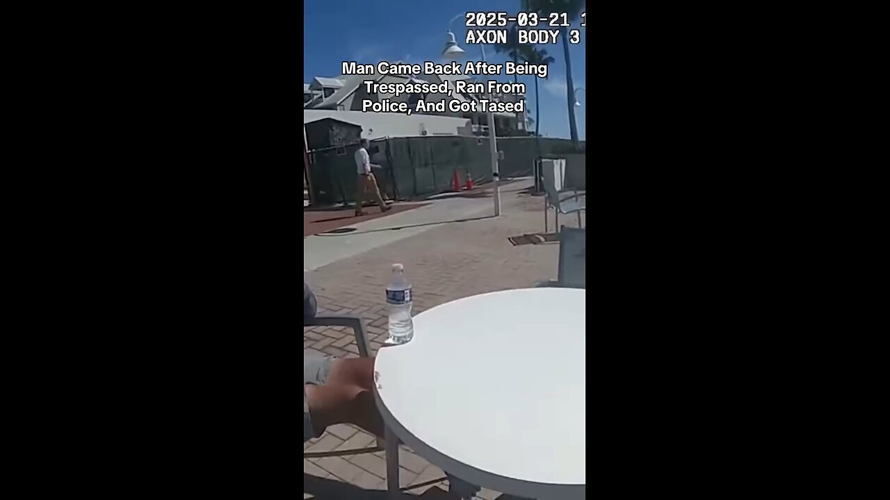 Trespassed Man Returns to Hotel,Runs from Police—Taser Deployed #bodycamfootage #hotelincident #japd