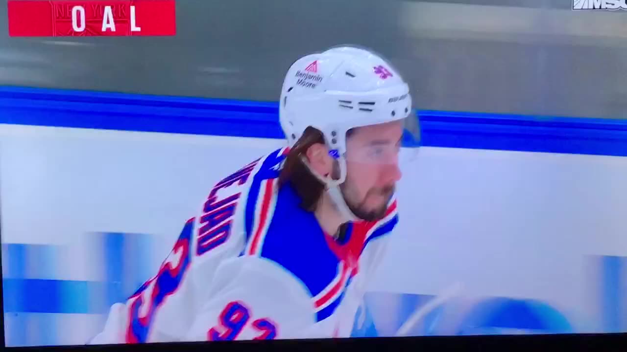 Rangers C #93 Mika Zibanejad 🥅(18)🏒Wrist-Shot Goal
