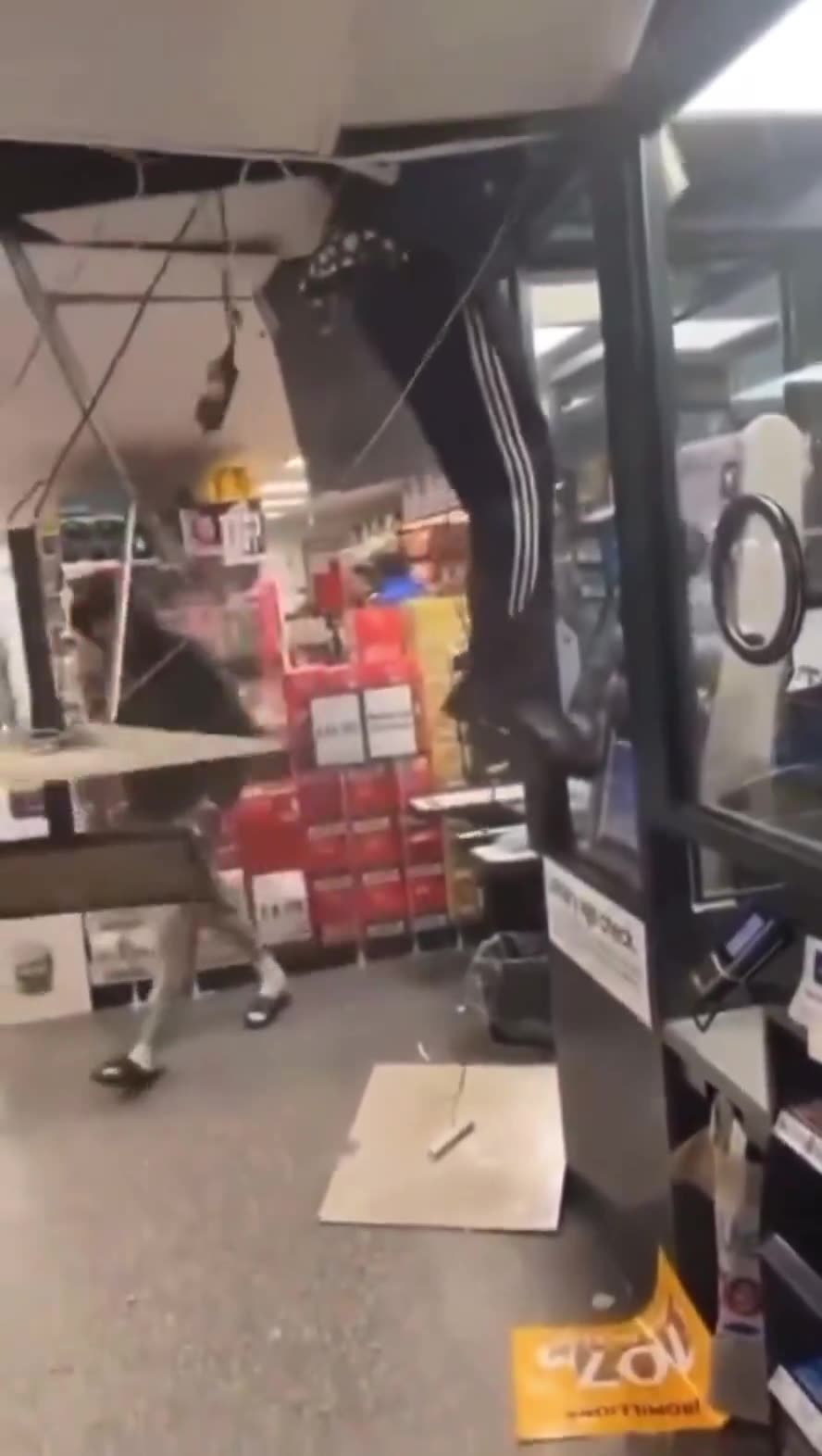 Blacks looting