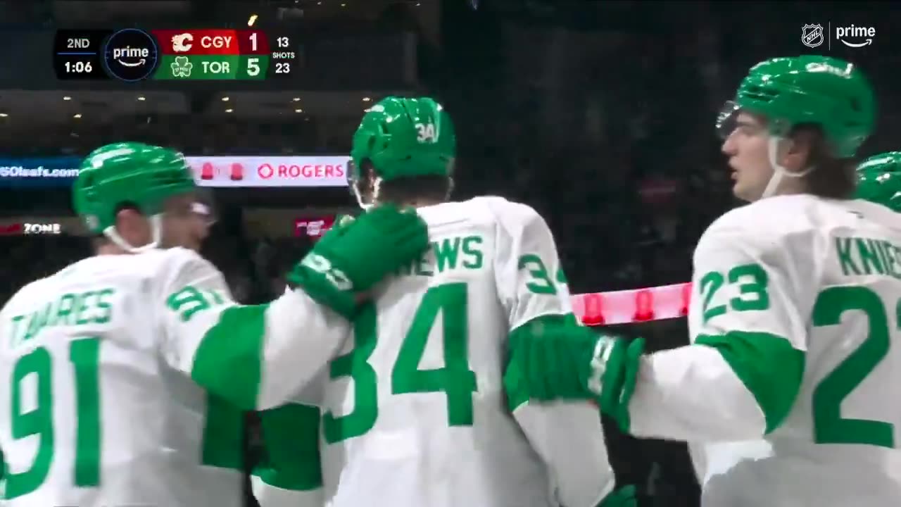 NHL - Auston Matthews caps off a four-goal period for the St. Pats! โ๏ธ