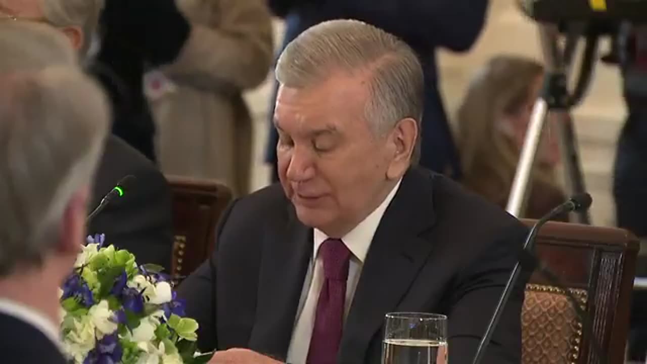 President of UZBEKISTAN In Uzbekistan, we call you the President of the World!”