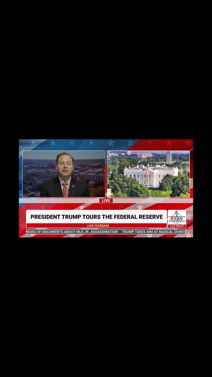 RSBN before Trump meeting in Federal Reserve building 25/07/2025