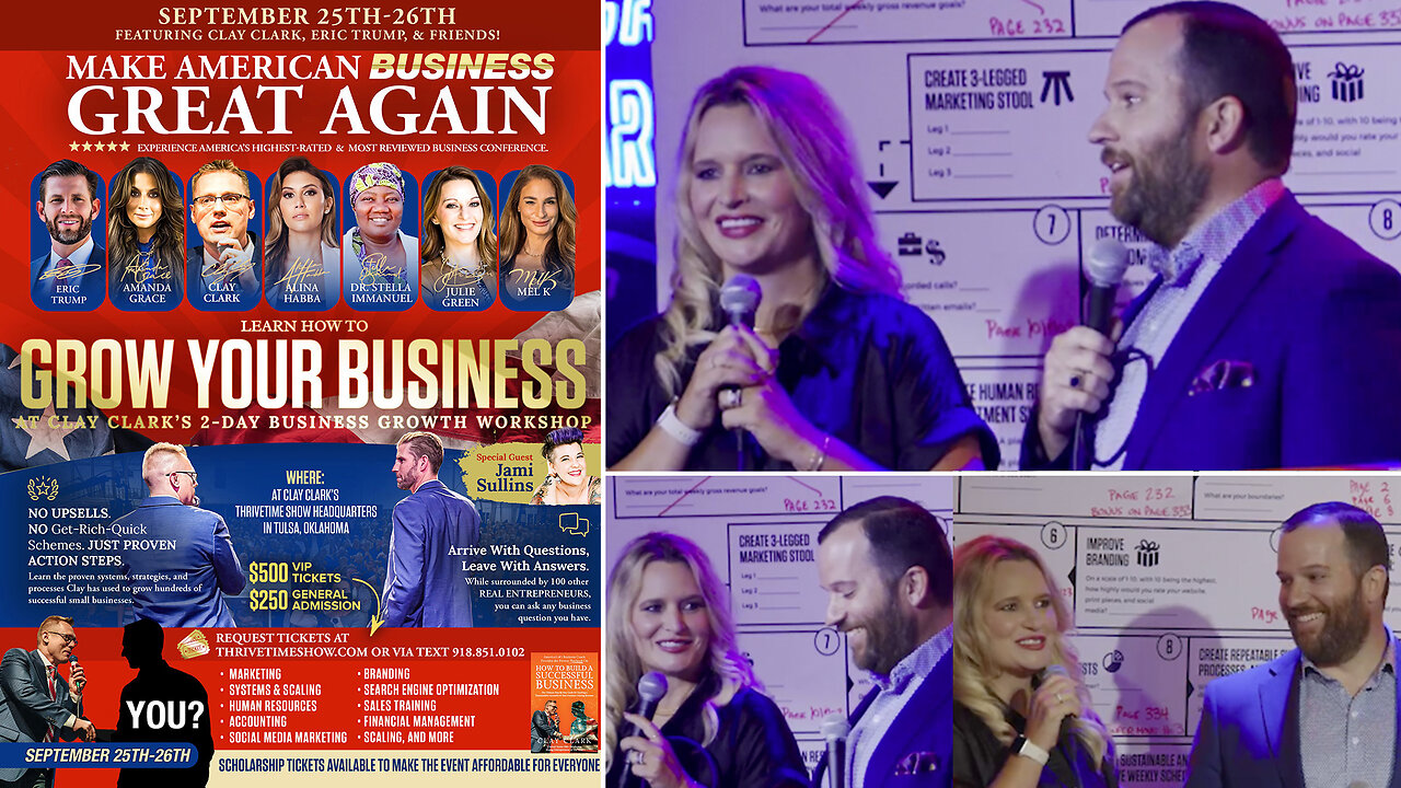 Time Management 101 | 7 Kids. 3 Businesses. No Problem. | Celebrating the Bronson & Ashley Schubert Success Story (Insurance, Real Estate & Ranching) + Join Eric Trump At Clay Clarks September 25-26 Business Conference