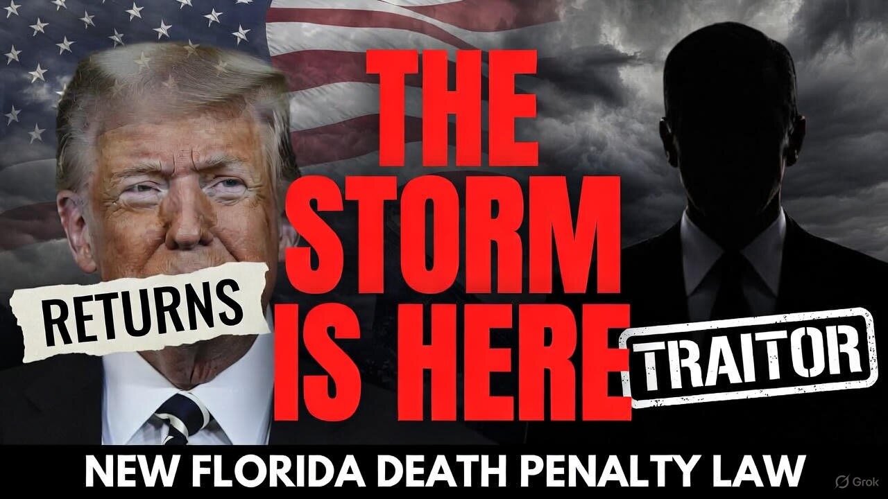 THE STORM ARRIVES: Trump Declares War on Deep State Treason & Sedition | Floridas New Child Rapist Law