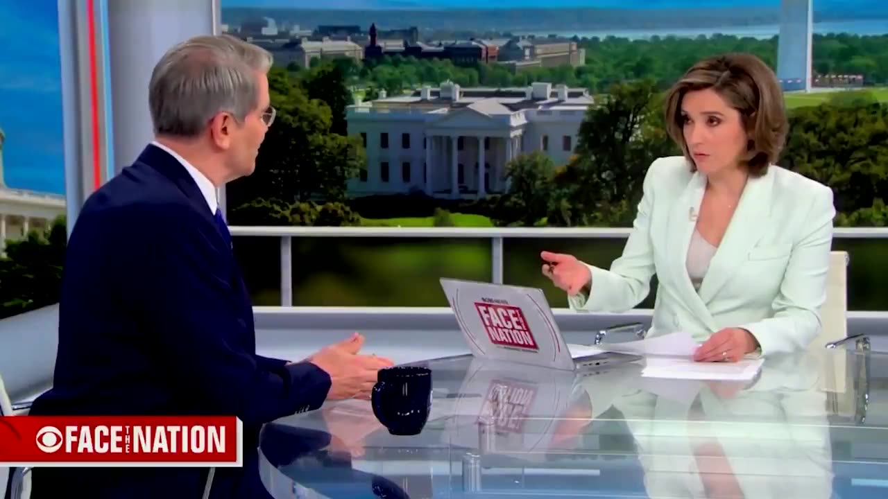 Scott Bessent on CBS Face the Nation confronts Margaret Brennans false reporting