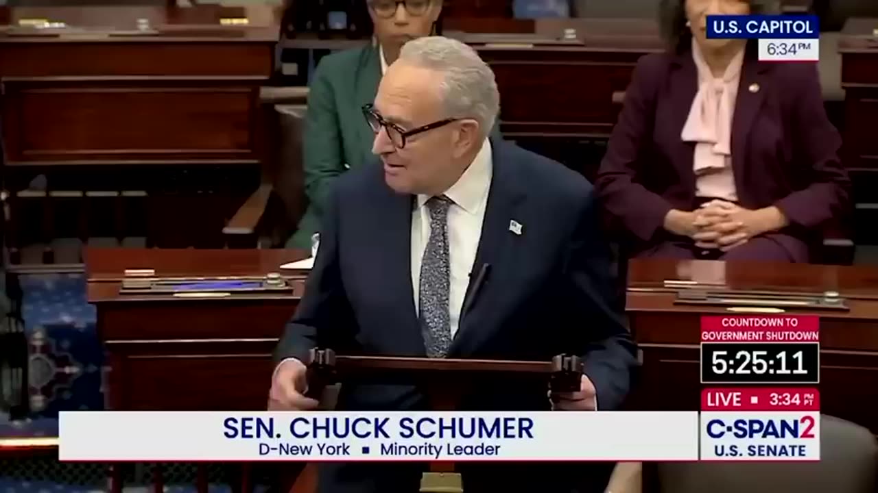 Chuck Schumer EXPLODES on Senate Floor as Shutdown BACKFIRES!!!