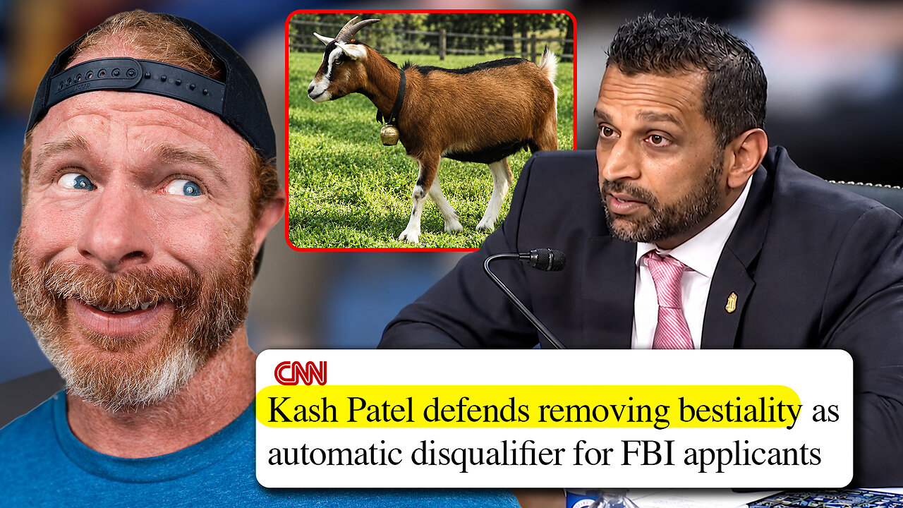 “The FBI is Pro-Bestiality Now!” (Kash Patel Humiliated LOL) thumbnail