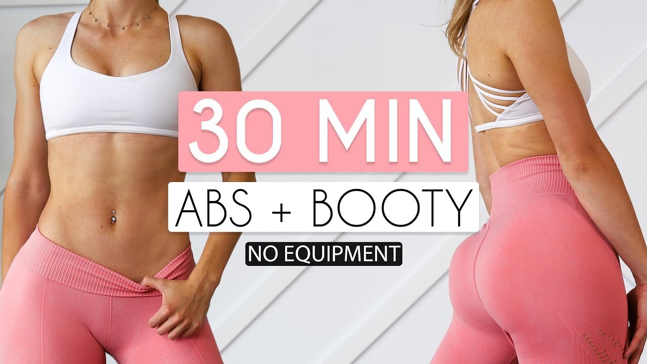 π₯ 30 Min Abs & Booty Workout β Tone & Build at Home (No Equipment!) ππͺ