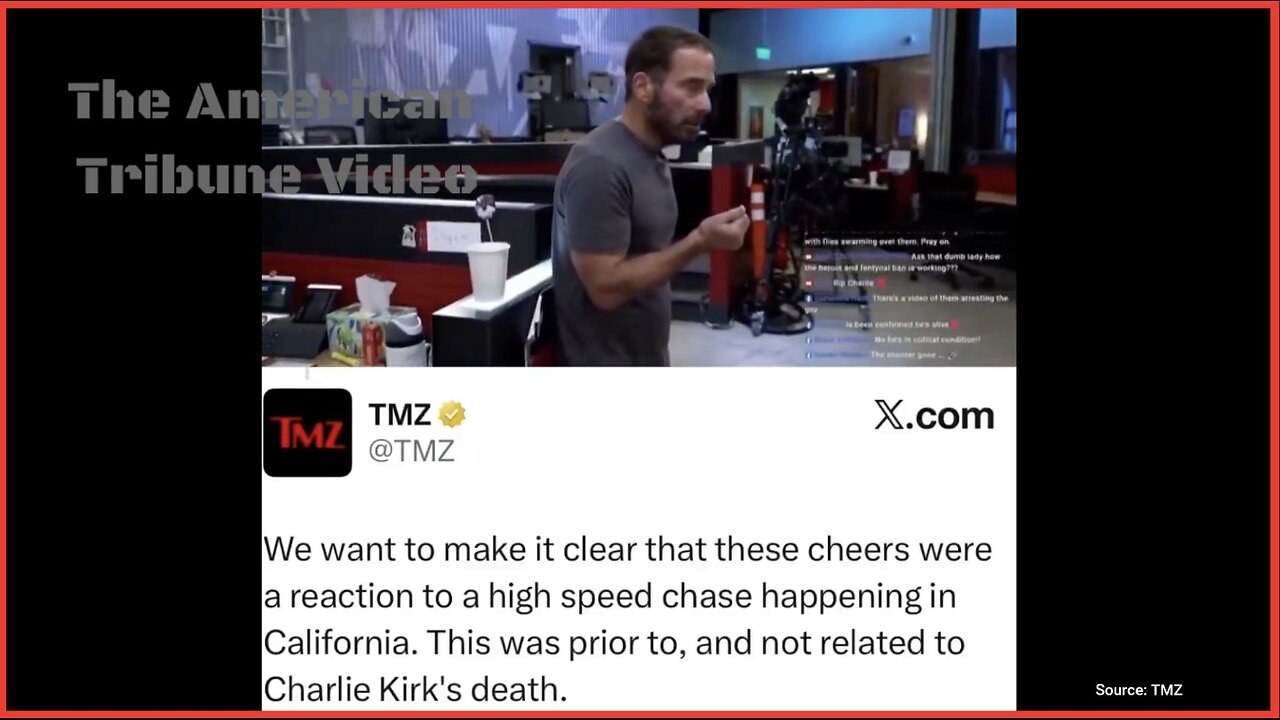 TMZ Facing Huge Backlash After Cheering, Applauding News Of Charlie Kirks Death