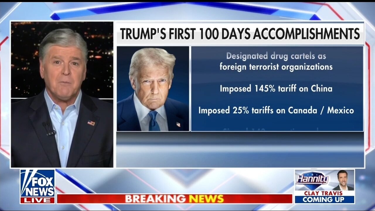 Hannity Breaks Down Trumps 100 Days Of Accomplishments