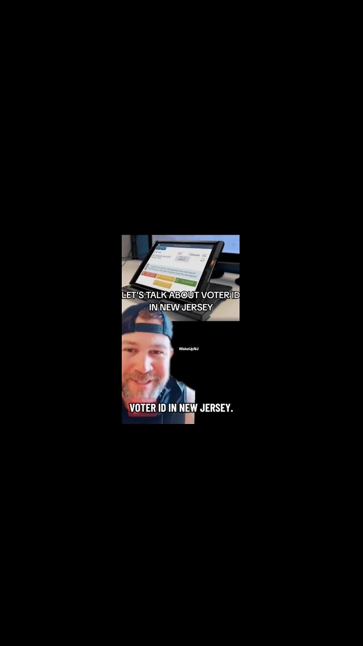 Lets talk about Voter ID New Jersey