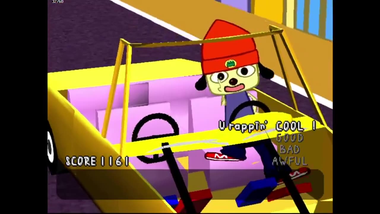 $ Bill Plays! My Video Parappa the rapper how to beat STAGE 2 ON U RAPPIN' COOL!