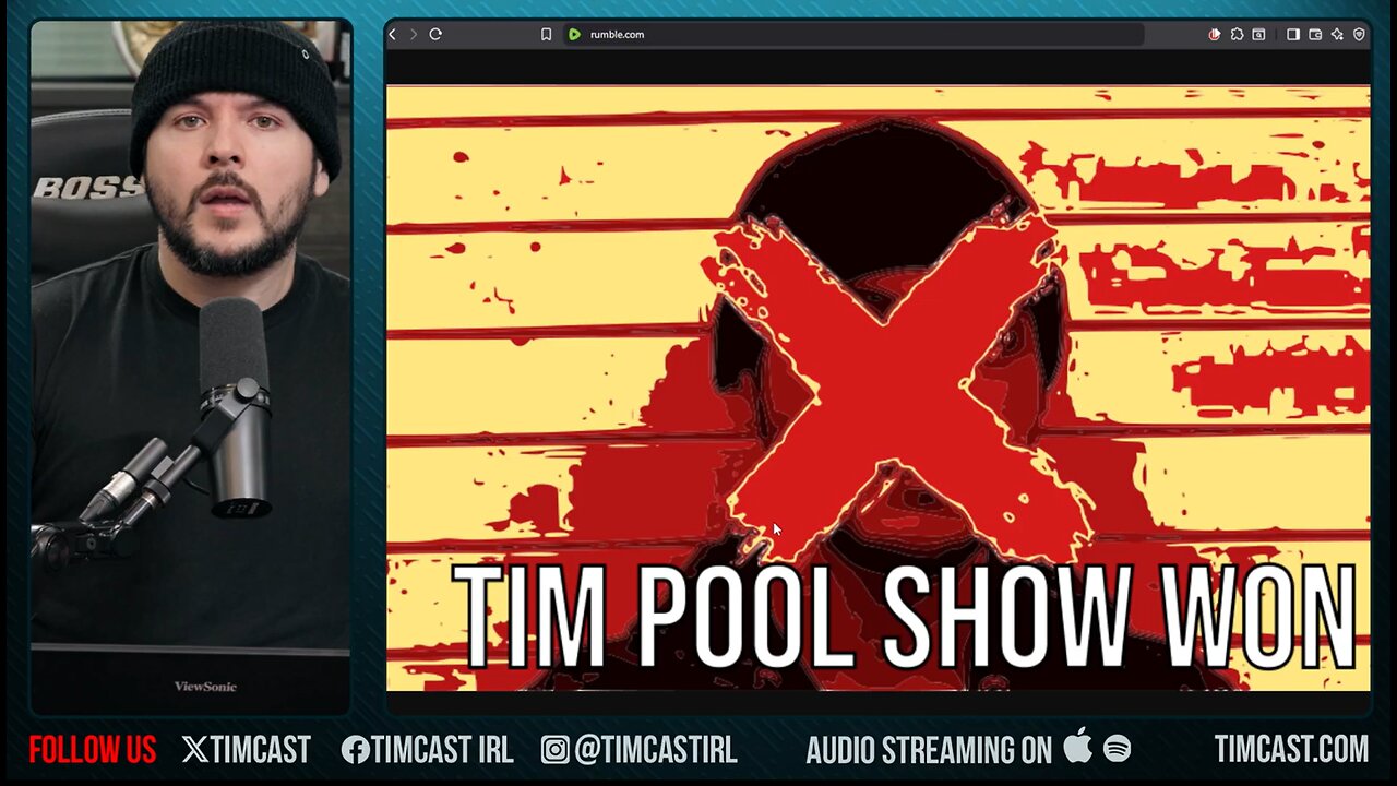 Tim Pool UNCANCELLED, LIVE SHOW IS BACK, Antifa Threats FAIL, Venue Revives Show After HUGE BACKLASH