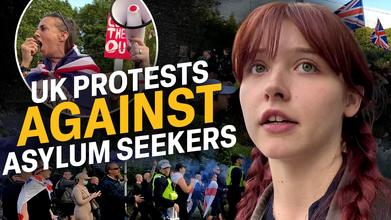 Send them back: Police swarm UK protests against hotels for asylum seekers