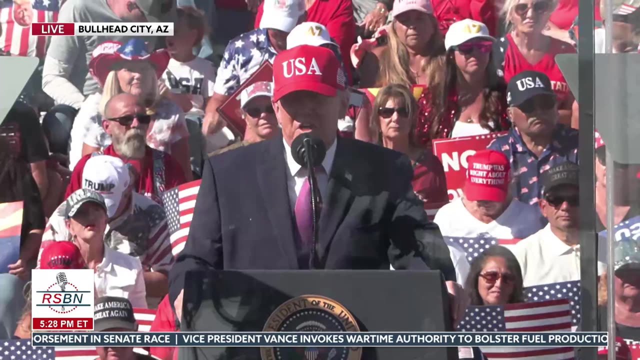 Trump Az Rally FULL EVENT: President Trump Delivers Remarks at Massive Arizona Rally ...