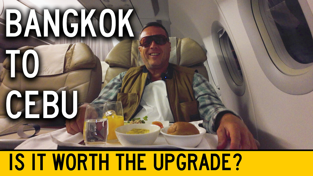 Philippine Airlines Business Class - Bangkok to Cebu City
