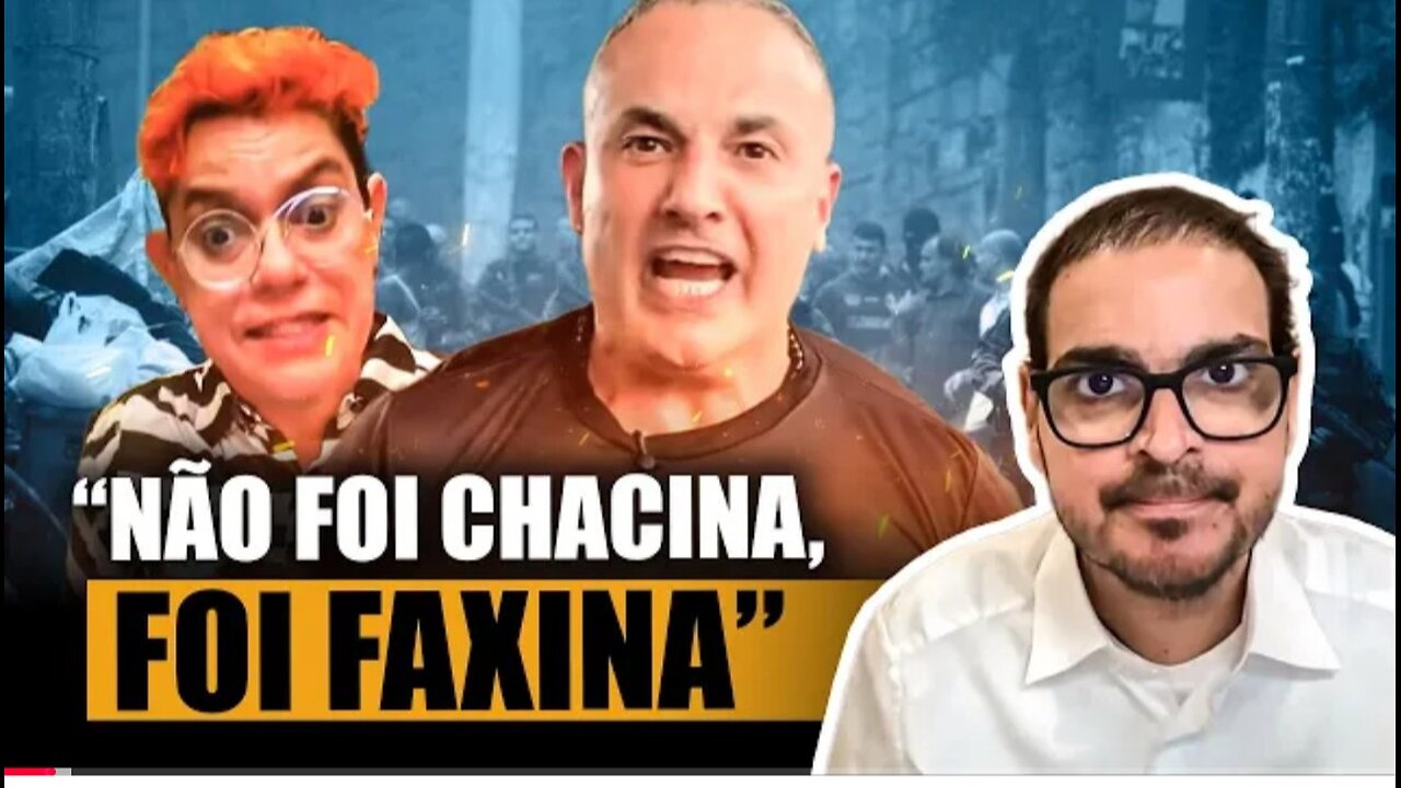 NÃO FOI CHACINA, FOI FAXINA!: CONSTANTINO E PALUMBO DESTROEM A NARRATIVA DA ESQUERDA