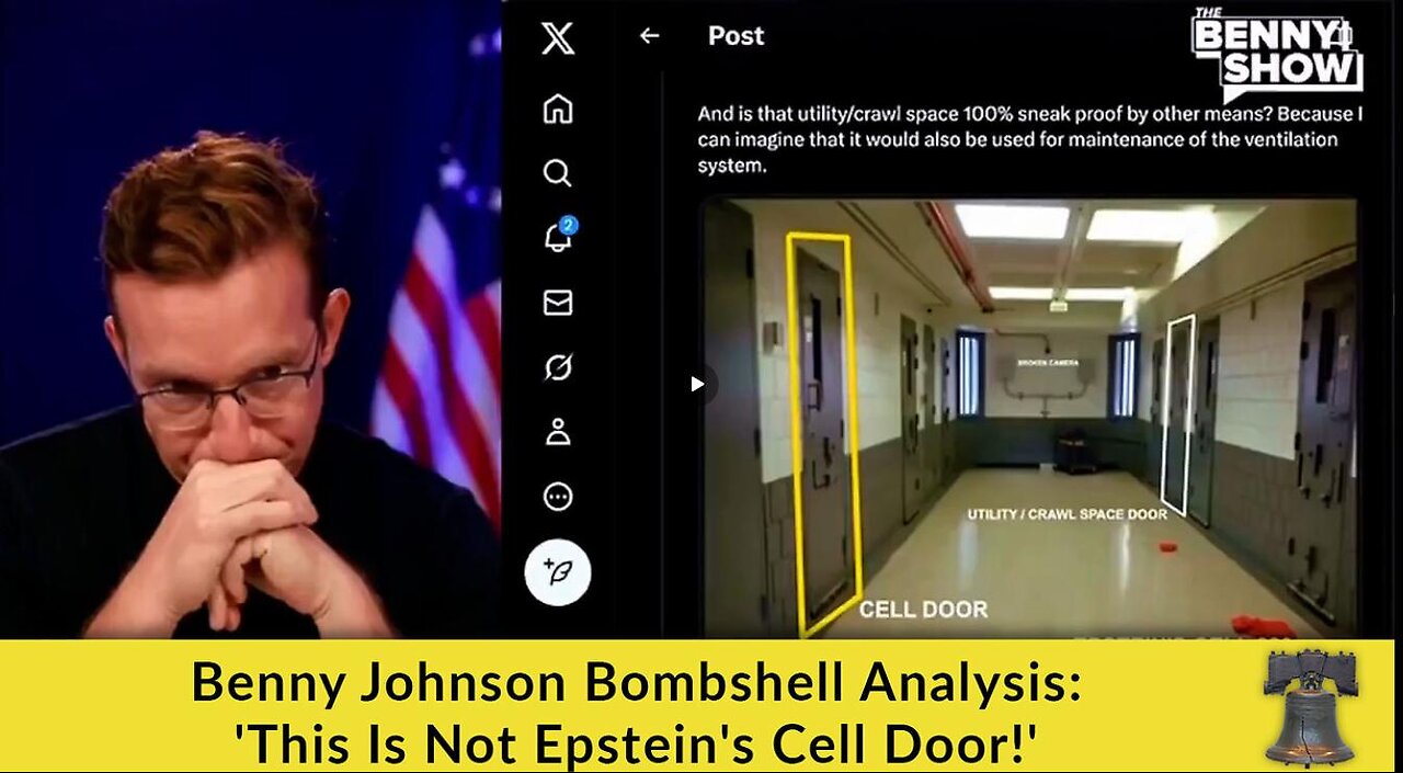 This Is Not Epsteins Cell Door! Benny Johnson Bombshell Analysis! ~ Benny Johnson 7.11.25
