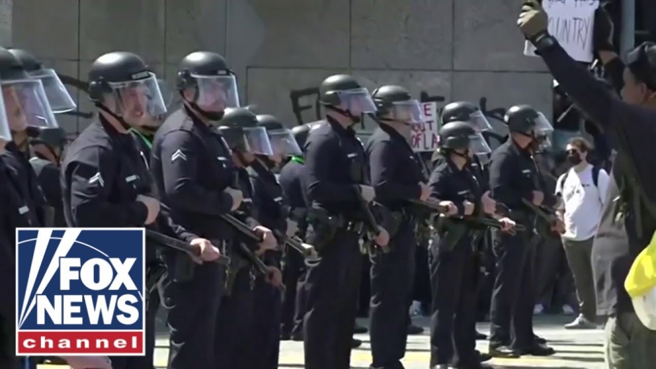 NEW: Trump slams insurrectionist mobs in Los Angeles as protests escalate