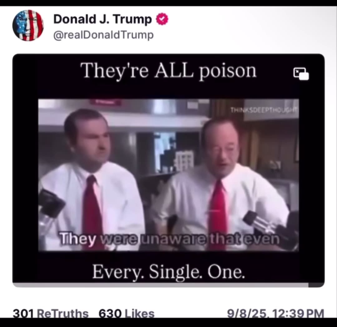 They’re ALL Poison… Every… Single… One..