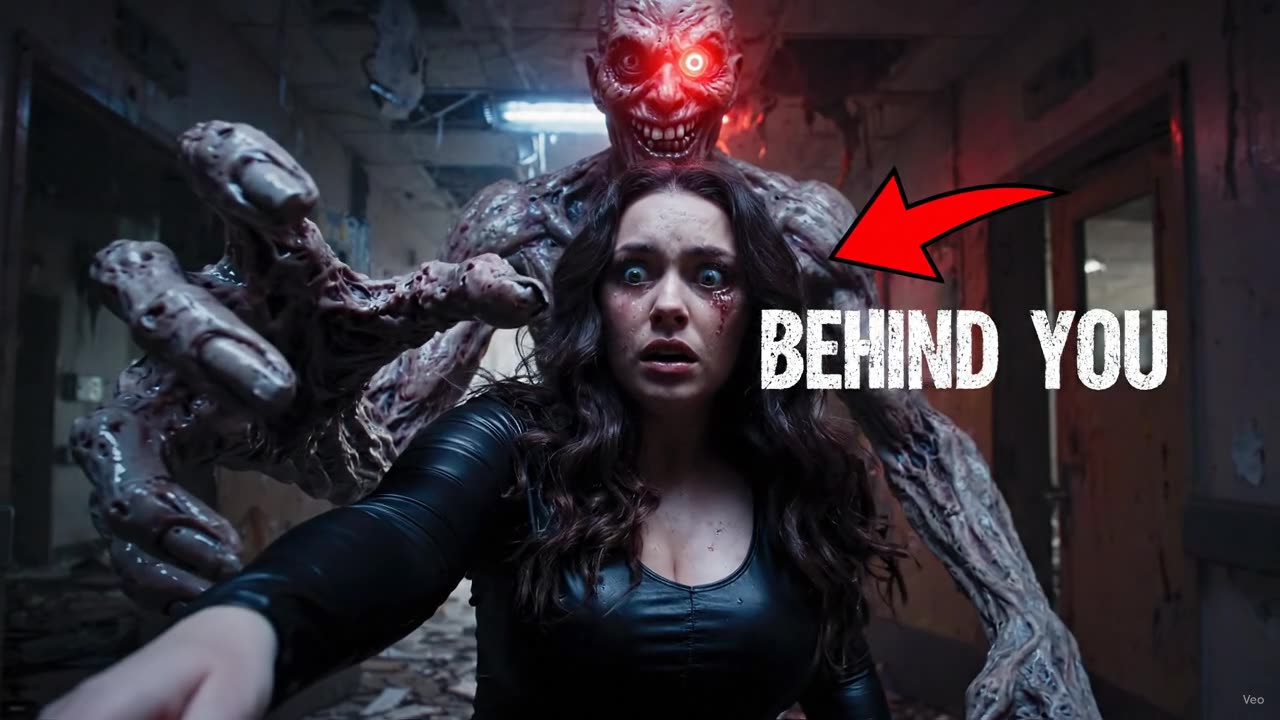 🔥 Dont Look Behind You 😱 Hyper Realistic Horror Girl Encounter • AI Hollywood Monster Movie