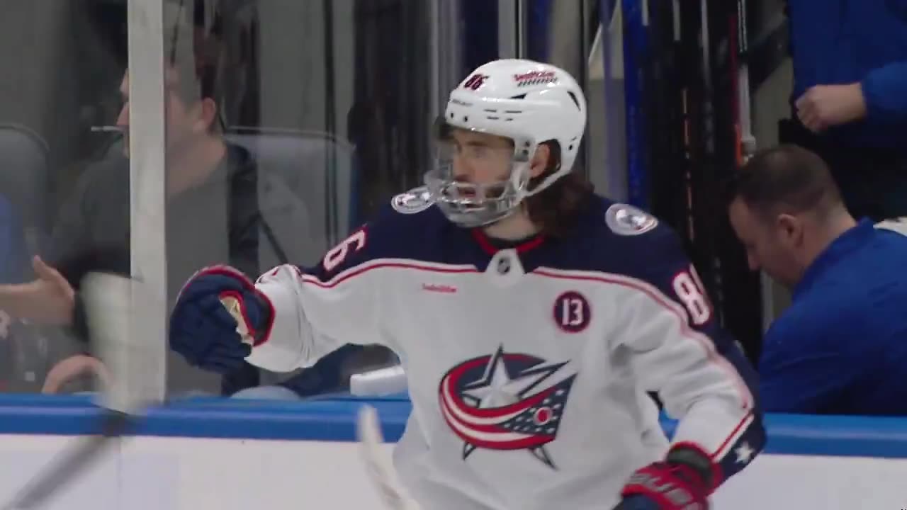 NHL This game is TIED ๐ชข Kirill Marchenko has the equalizer late in the third!