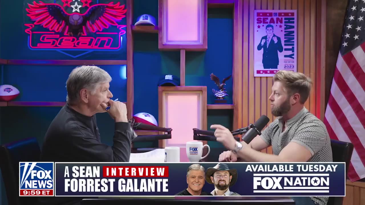 Sean Hannity unveils latest podcast guest Forrest Galante